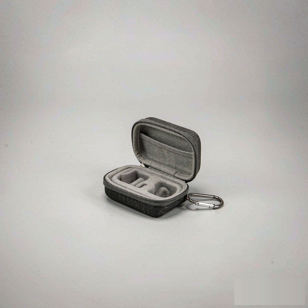 ZTONG ZT-B1 Hard-Shell IEM Case – EVA Armor, Cable Spool, Carabiner
