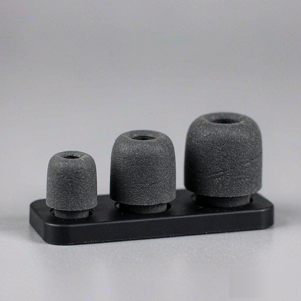 ZTONG ZT-E2 Memory-Foam Eartips (3 Pairs) – Comfort Fit, 26dB Isolation